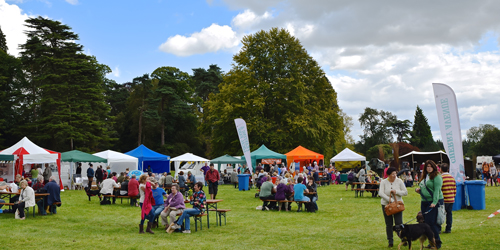 The Love Food Festival area at Treefest