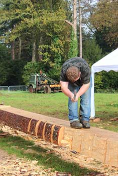 Hewing begins