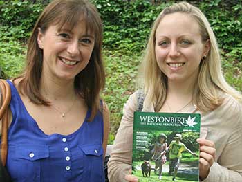 Louise Bird and Katrina Podlewska at Arnold Arboretum, Boston