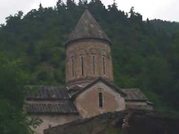 A monestry on our travels through Bakuriani