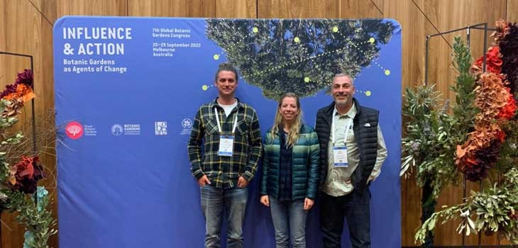 Dan Luscombe, Hannah Griffiths, and Mark Ballard during the congress