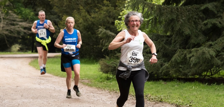 Running at Westonbirt Arboretum