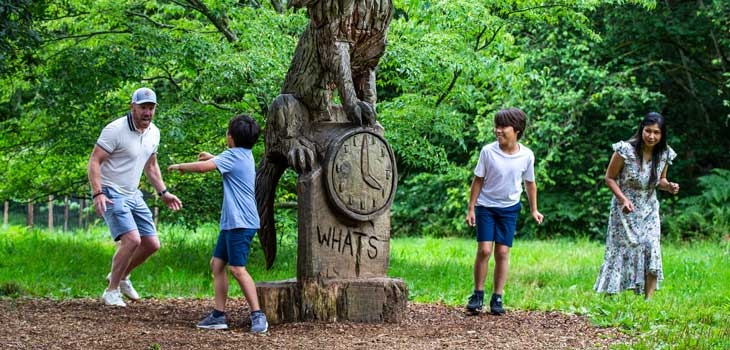 Family playing games