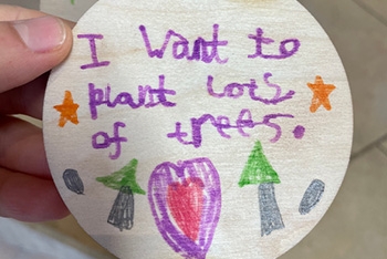 &lsquo;Trees for the Future&rsquo; family activities share pledges for trees 