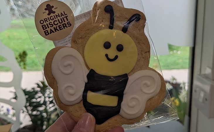 Bee biscuit